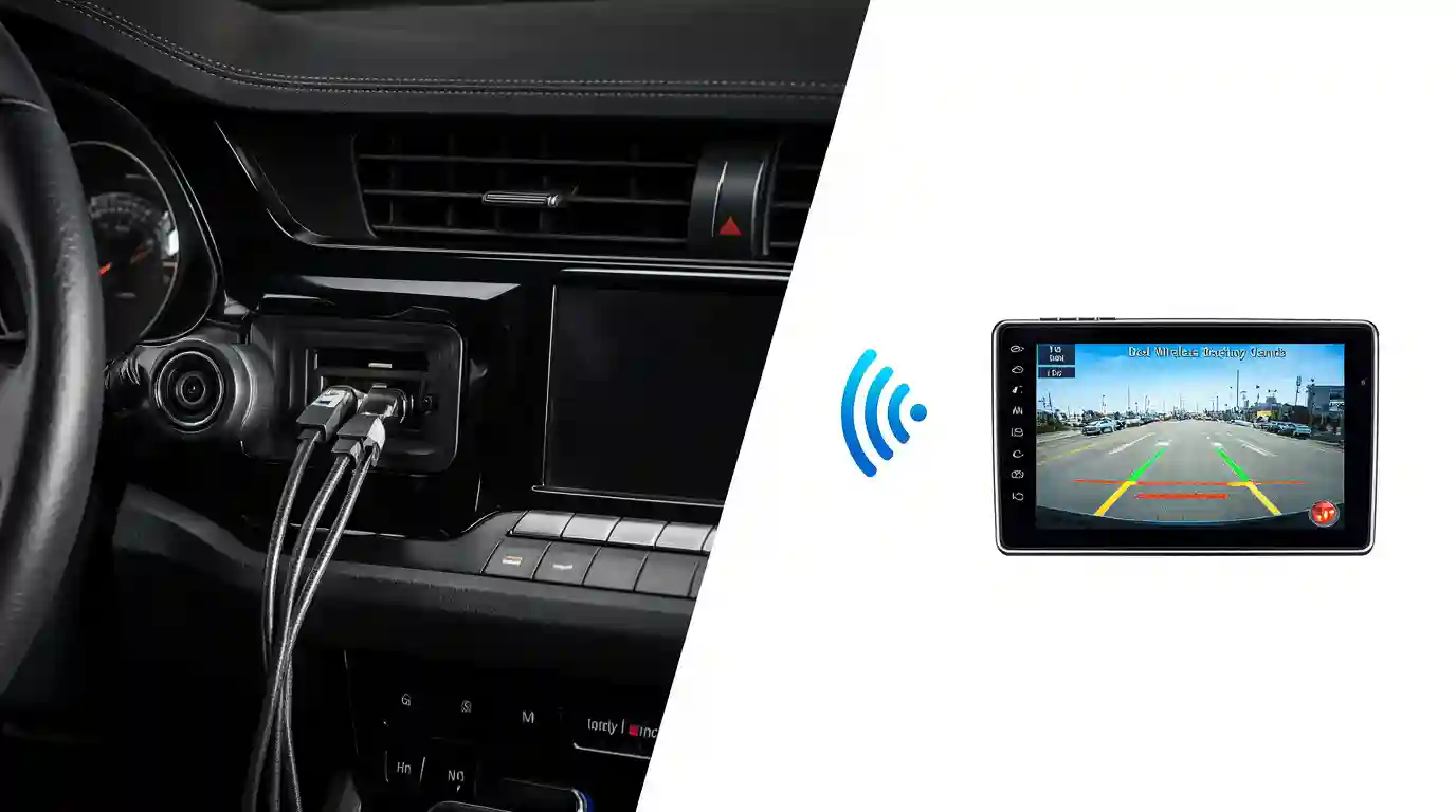 Caméra de recul filaire vs sans fil