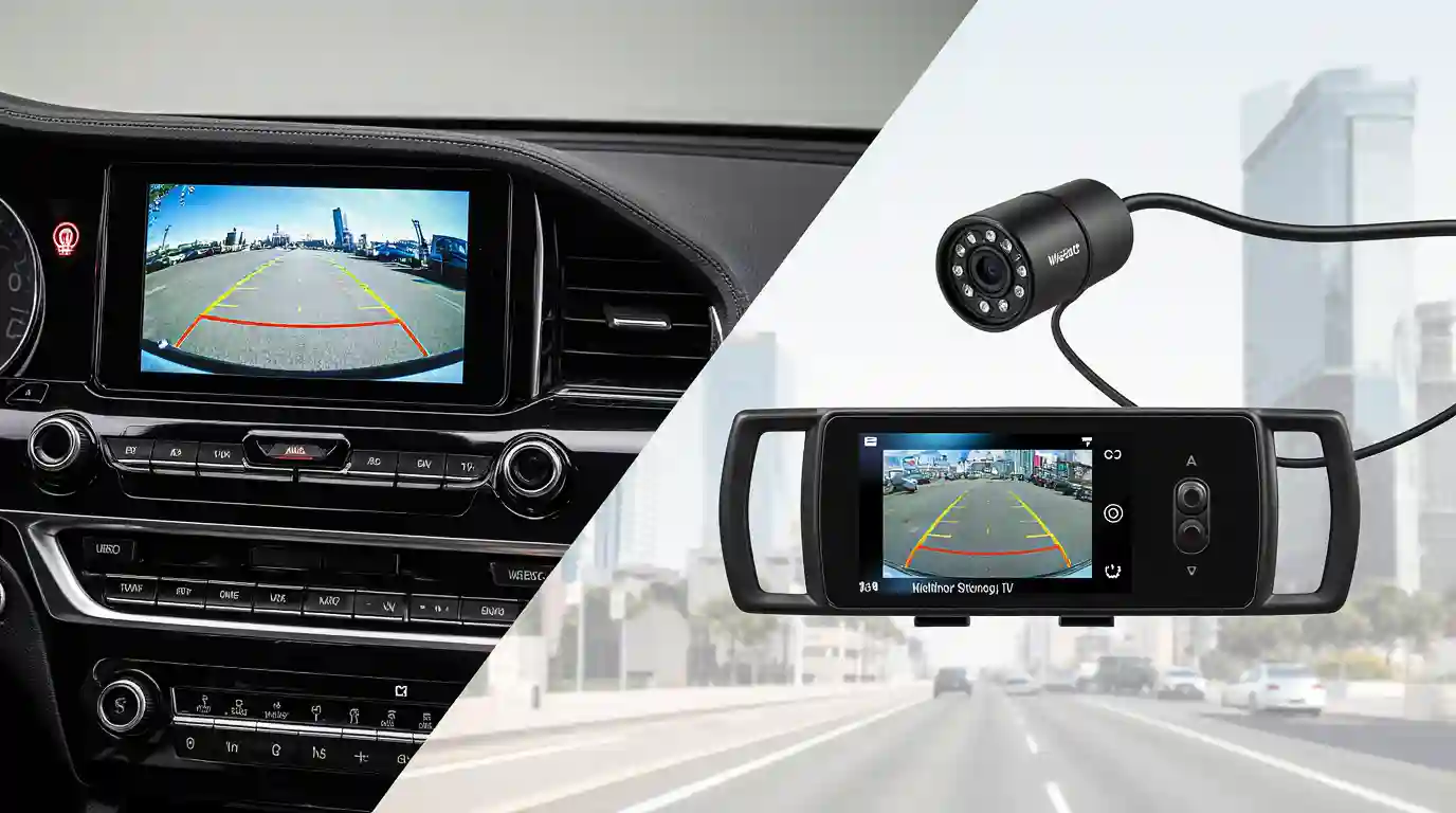 Caméra de recul sans fil vs avec fil
